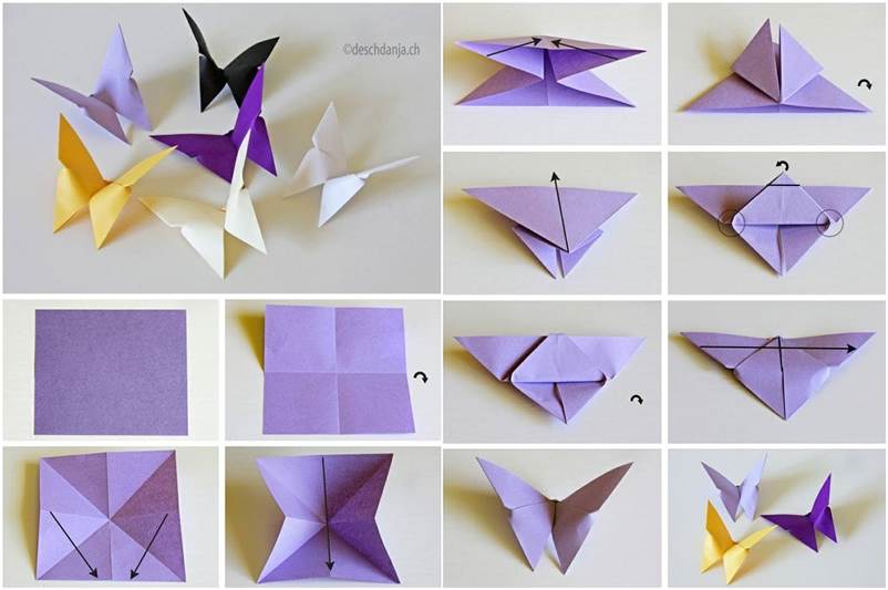 How To DIY Origami Butterfly