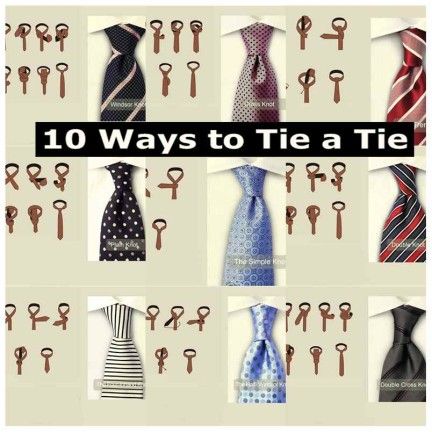 10 Ways to Tie a Tie