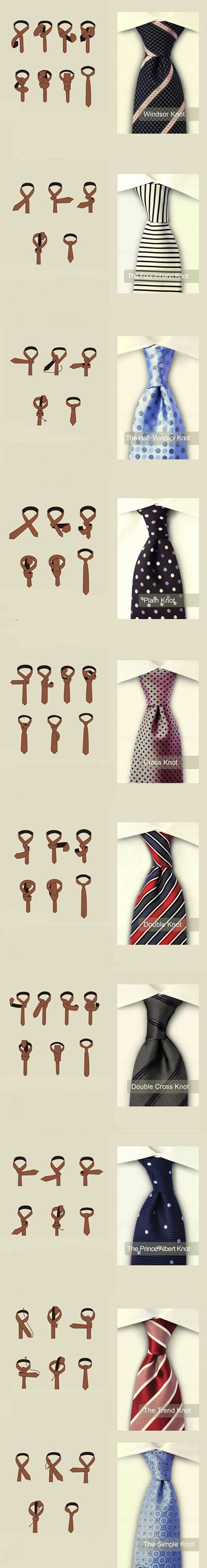 10 Ways to Tie a Tie 2