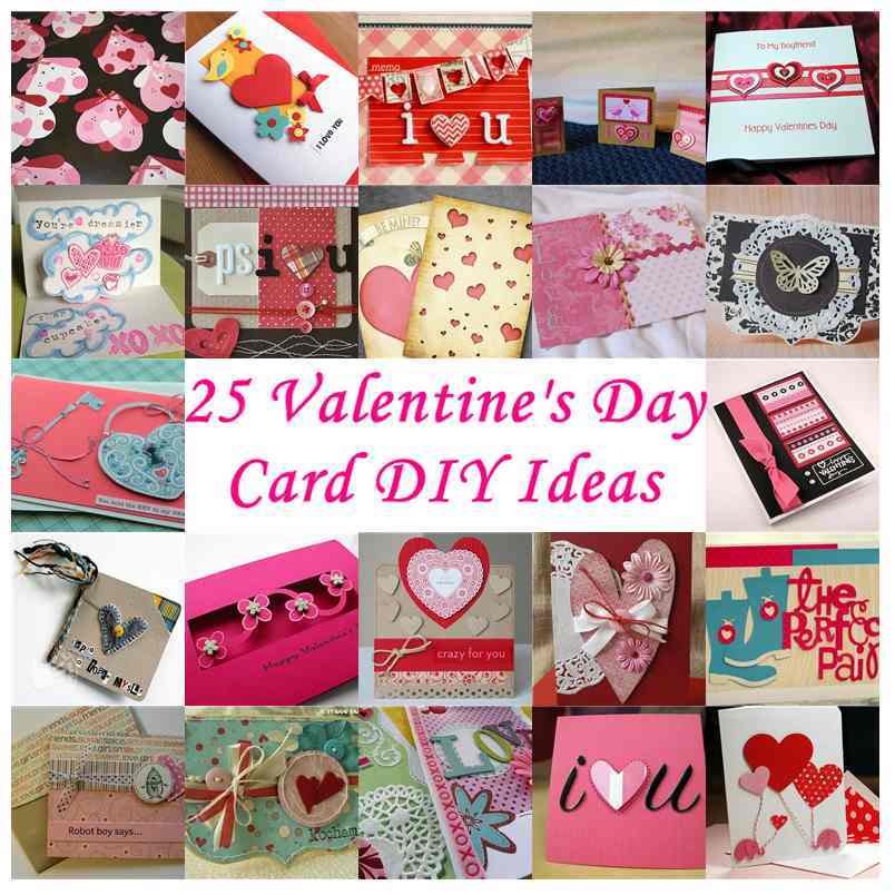 25 Valentines Day Card DIY Ideas