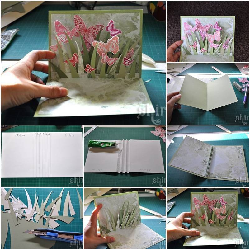 DIY 3D Butterfly Greeting Card