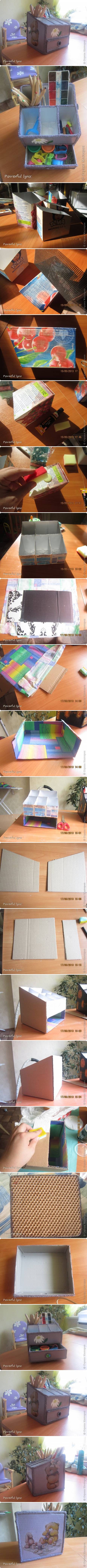 How-to-make-Beautiful-Desk-Organizer-step-by-step-DIY-instructions