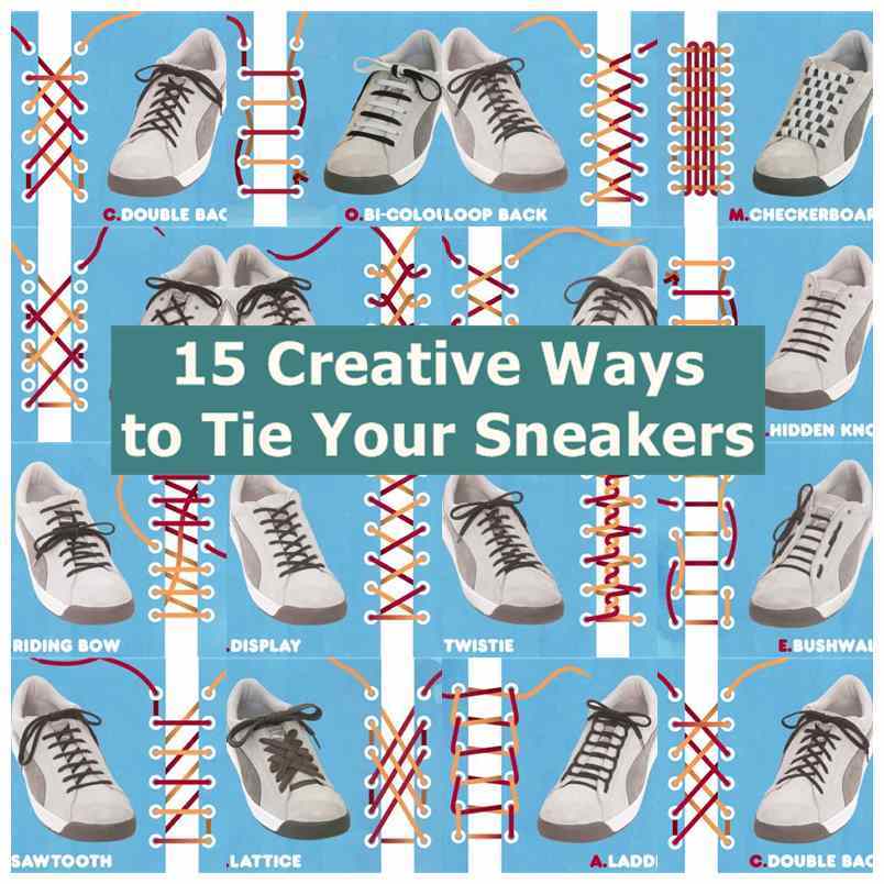 15 Creative Ways to Tie Your Sneakers