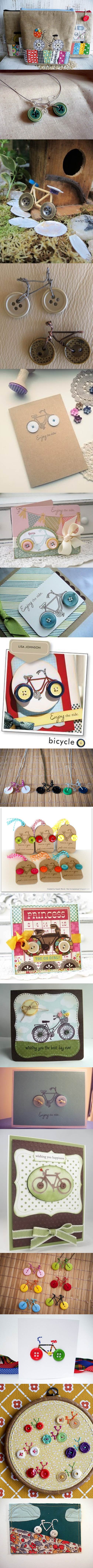 Creative Button Crafts – Bicycles 2