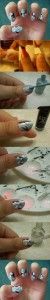 DIY Cherry Blossom Nail Art