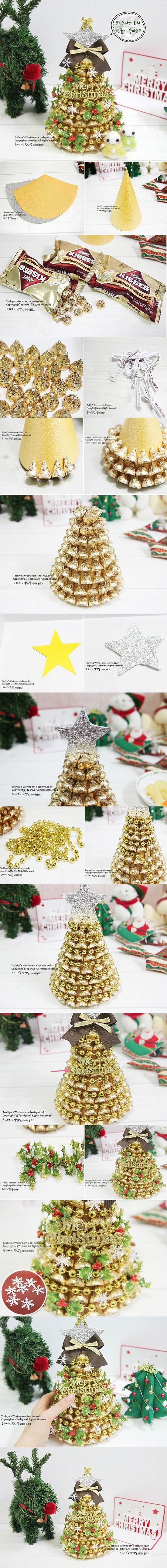 DIY Chocolate Christmas Tree 2