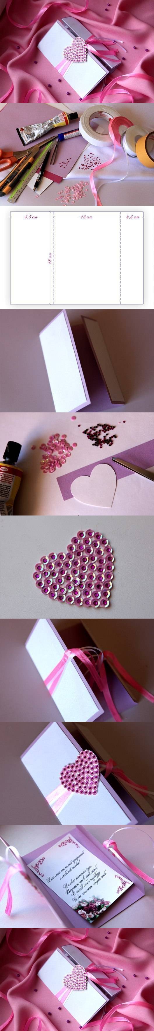 DIY Heart Greeting Card