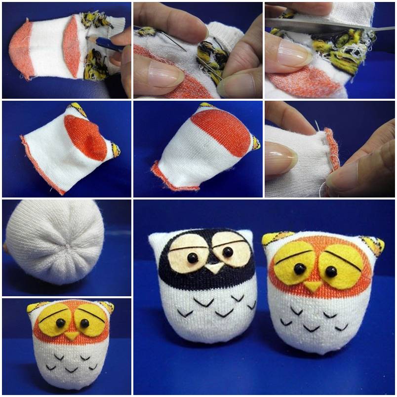DIY Sock Owl
