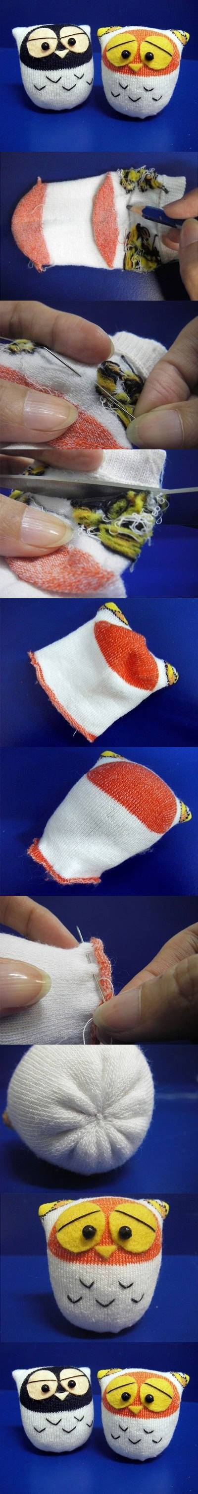 DIY Sock Owl