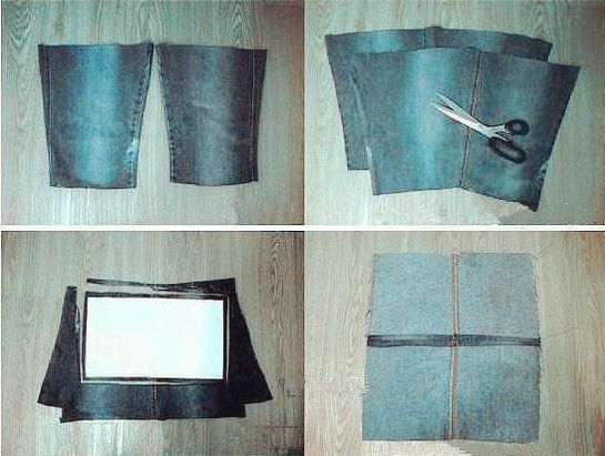 DIY Stylish Handbag from Old Jeans 1