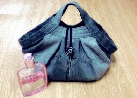 DIY Stylish Handbag from Old Jeans 23
