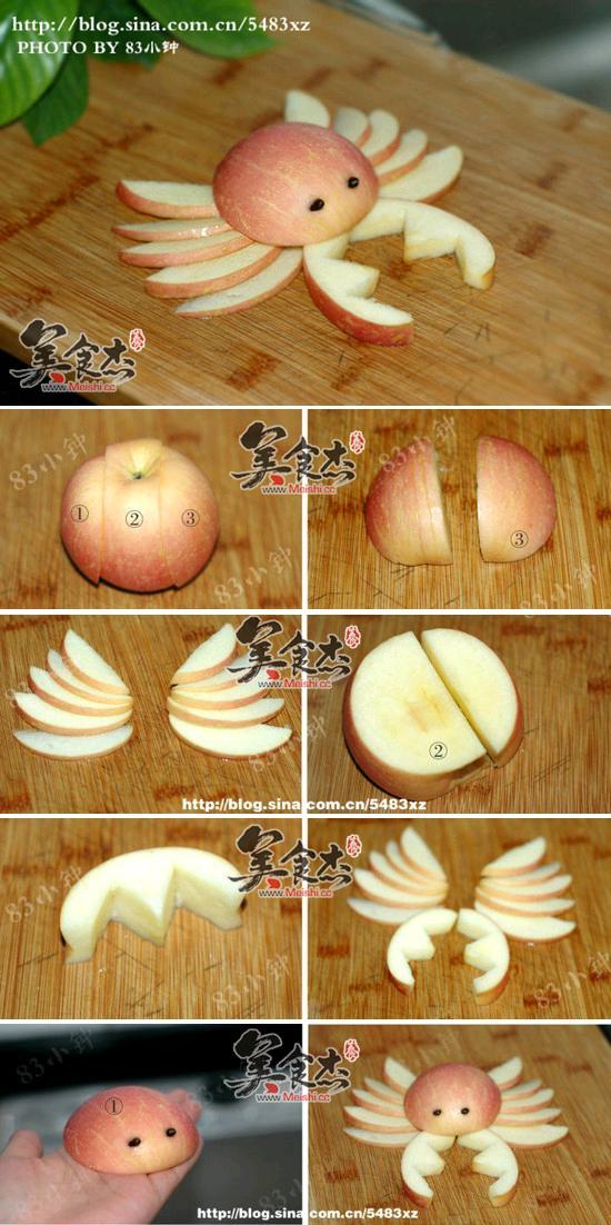 Food Art DIY - Apple Crab 2