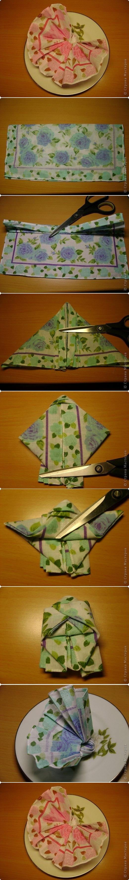 DIY Butterfly Napkin Fold 2