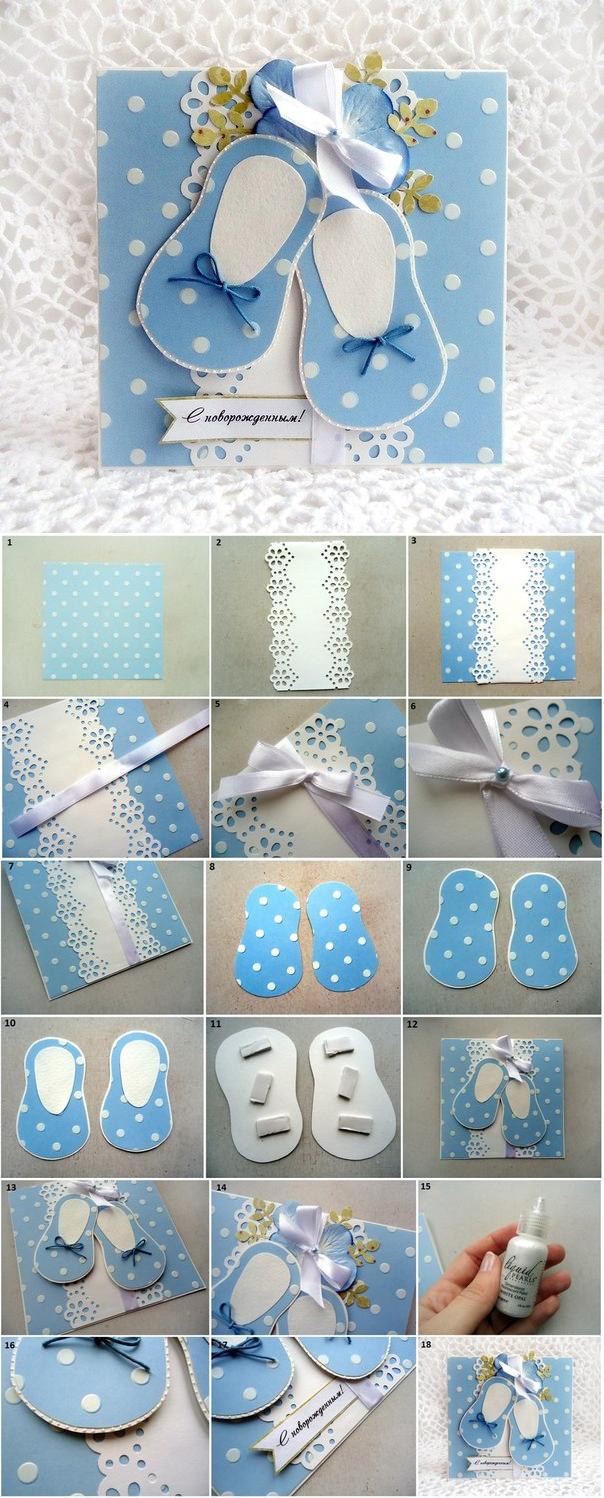 DIY Cute Baby Shoes Themed Card 2