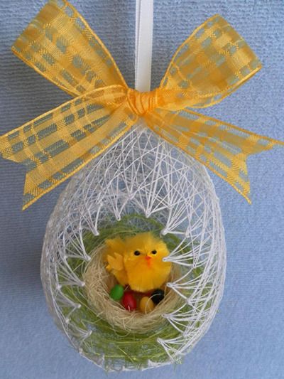 DIY Easter Egg Basket from Thread 13