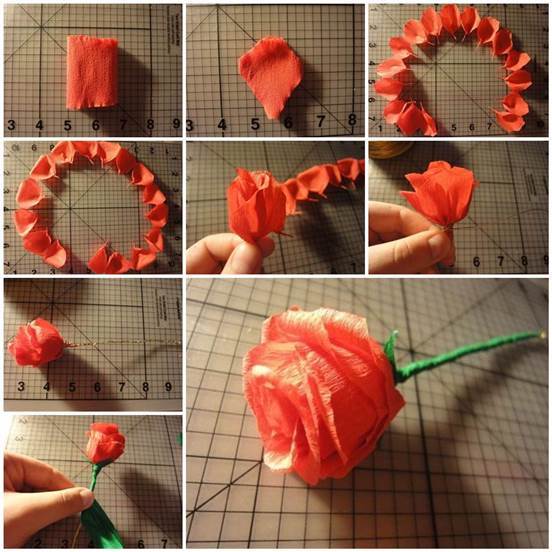 easy diy origami rose