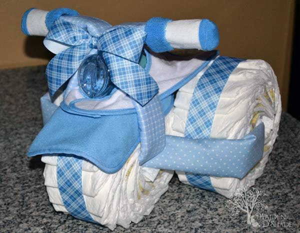 Tricycle Diaper Cake Tutorial