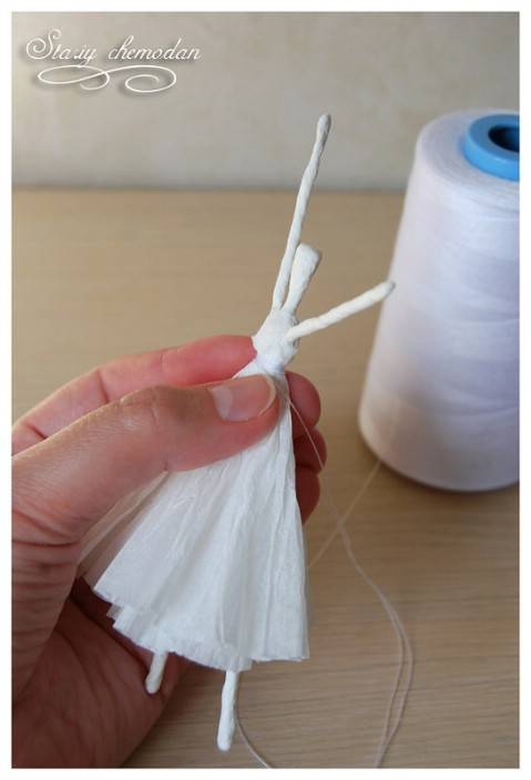 DIY Napkin Paper Ballerina