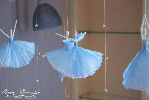 DIY Napkin Paper Ballerina