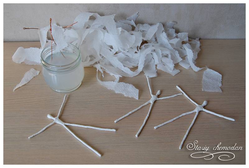 DIY Napkin Paper Ballerina