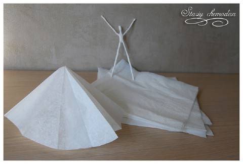 DIY Napkin Paper Ballerina