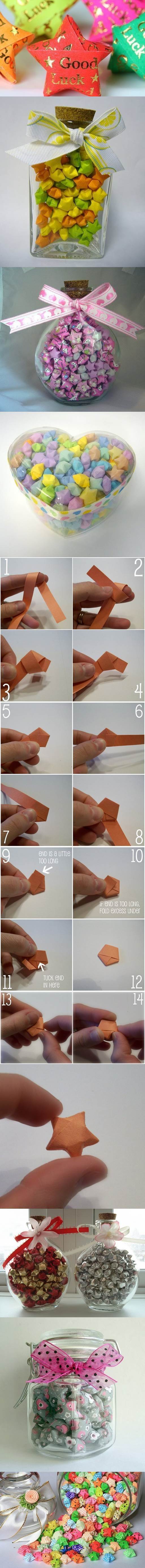DIY Origami Lucky Stars 2