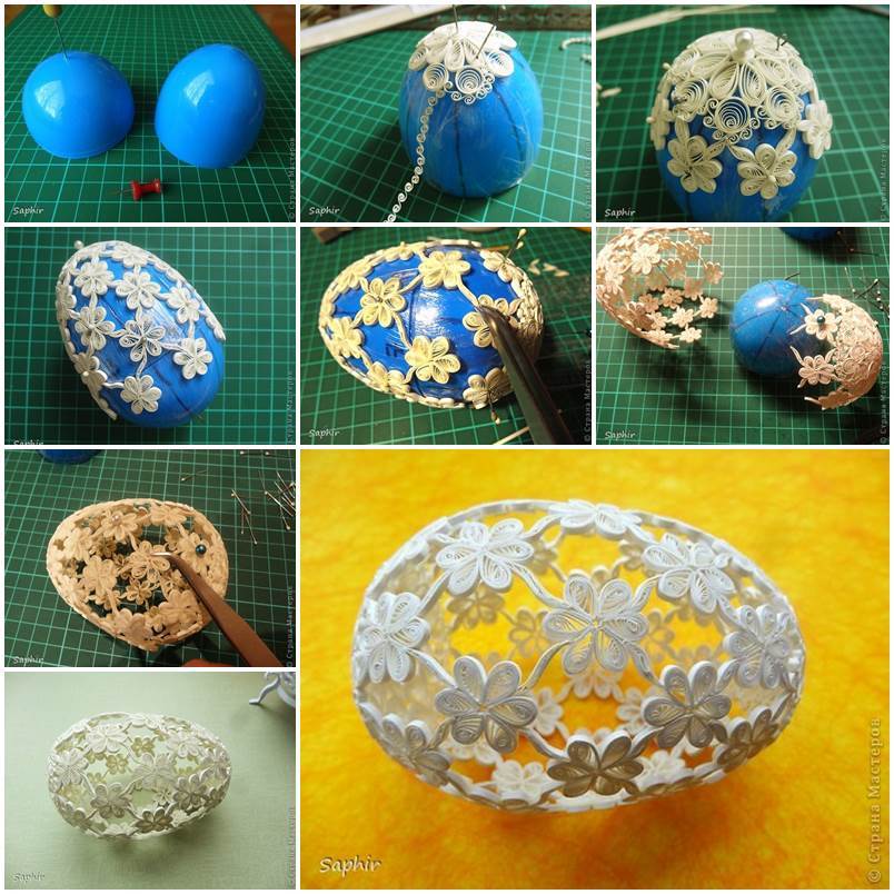 DIY Quilling Easter Egg