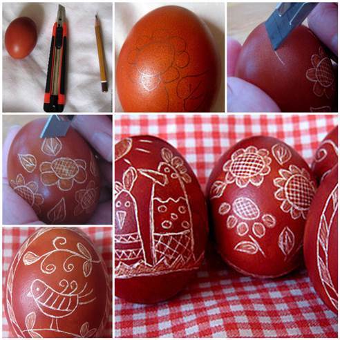 DIY Uniquely Decorated Easter Eggs 3