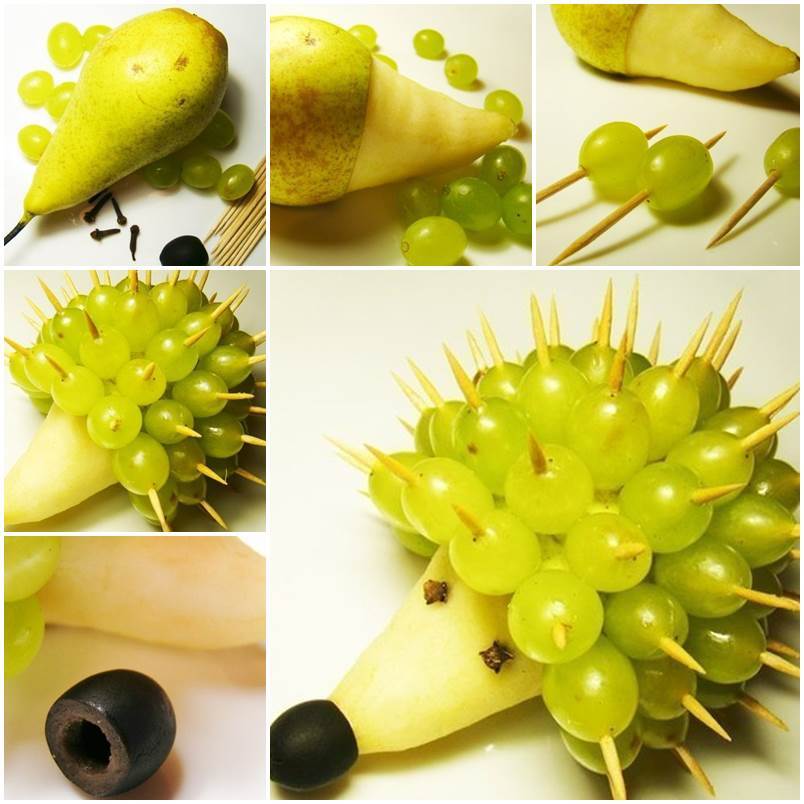 Food Art DIY - Hedgehog