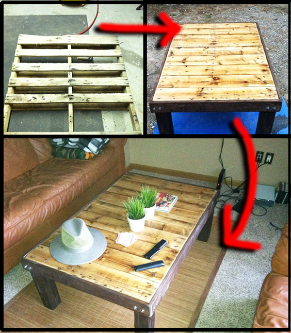 How-To-Make-a-Pallet-Table