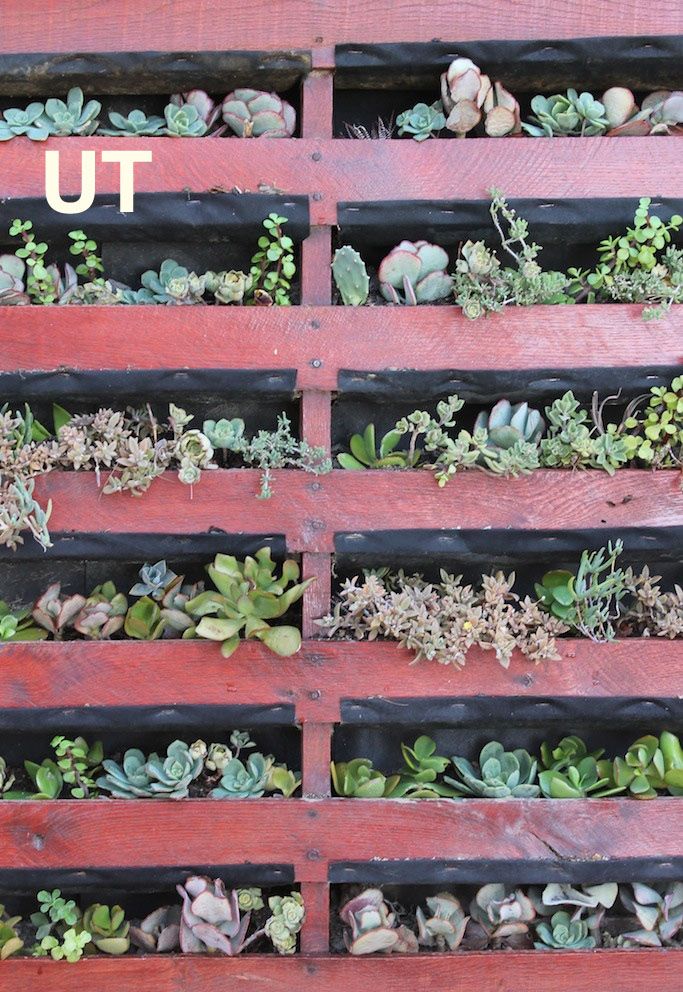 25 Amazing DIY Projects to Repurpose Pallets into Garden Planters --> Vertical Pallet Planter