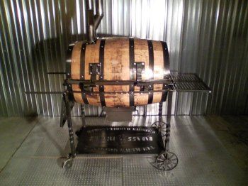 36+ Creative DIY Ideas to Upcycle Old Wine Barrels --> Whiskey Barrel Cooker
