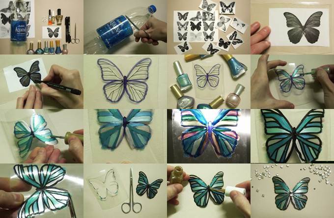 DIY Beautiful Butterfly from Plastic Bottle 2