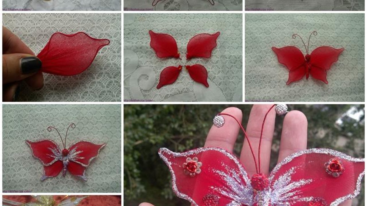 Diy Beautiful Nylon Butterfly