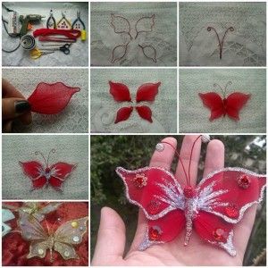 DIY Beautiful Nylon Butterfly