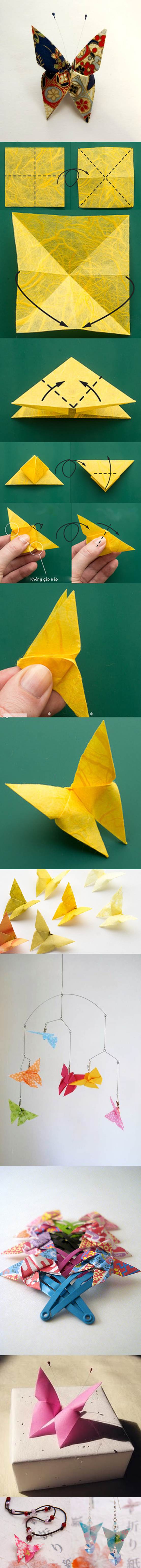 DIY Beautiful Origami Butterfly 2