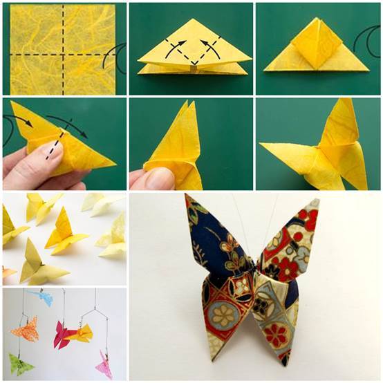 DIY Beautiful Origami Butterfly 3