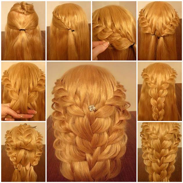 DIY Delicate Braided Hairstyle 3