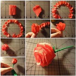 DIY-Easy-Crepe-Paper-Rose-3