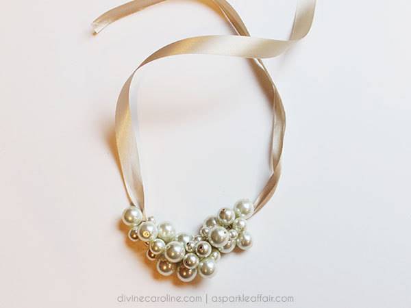 Make Your Own Pearl Cluster Necklace