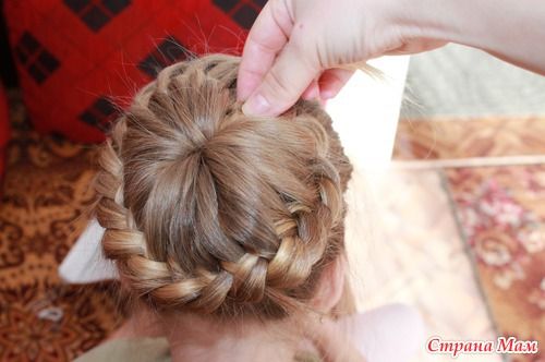 DIY Unique Braided Bun Hairstyle 10