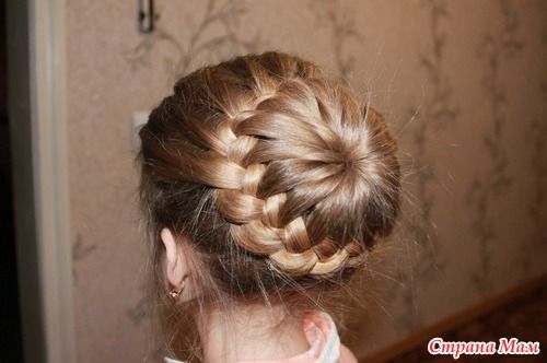 DIY Unique Braided Bun Hairstyle 12