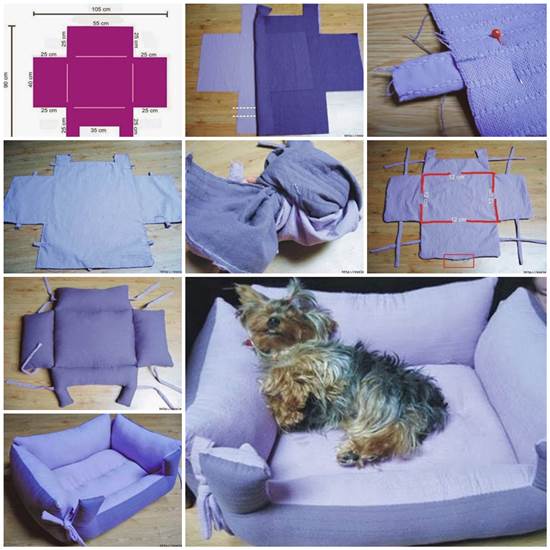 DIY Couch Pet Bed