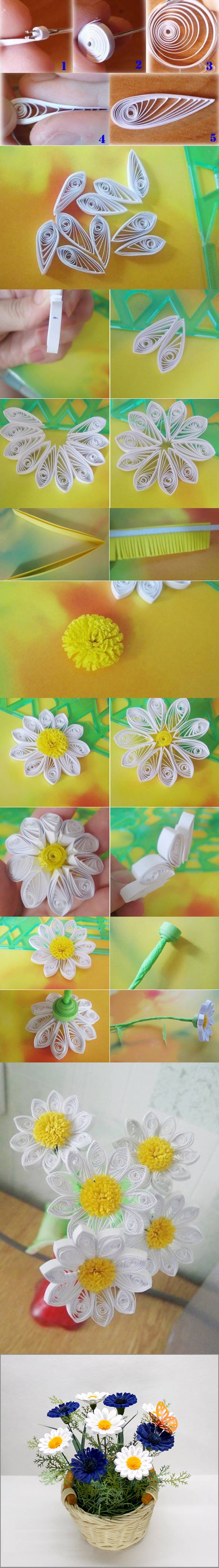 How to DIY Beautiful Quilling Chrysanthemum Decoration