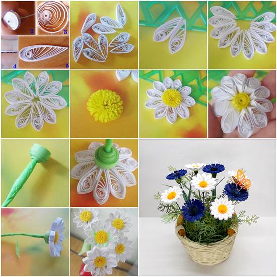 How to DIY Beautiful Quilling Chrysanthemum Decoration