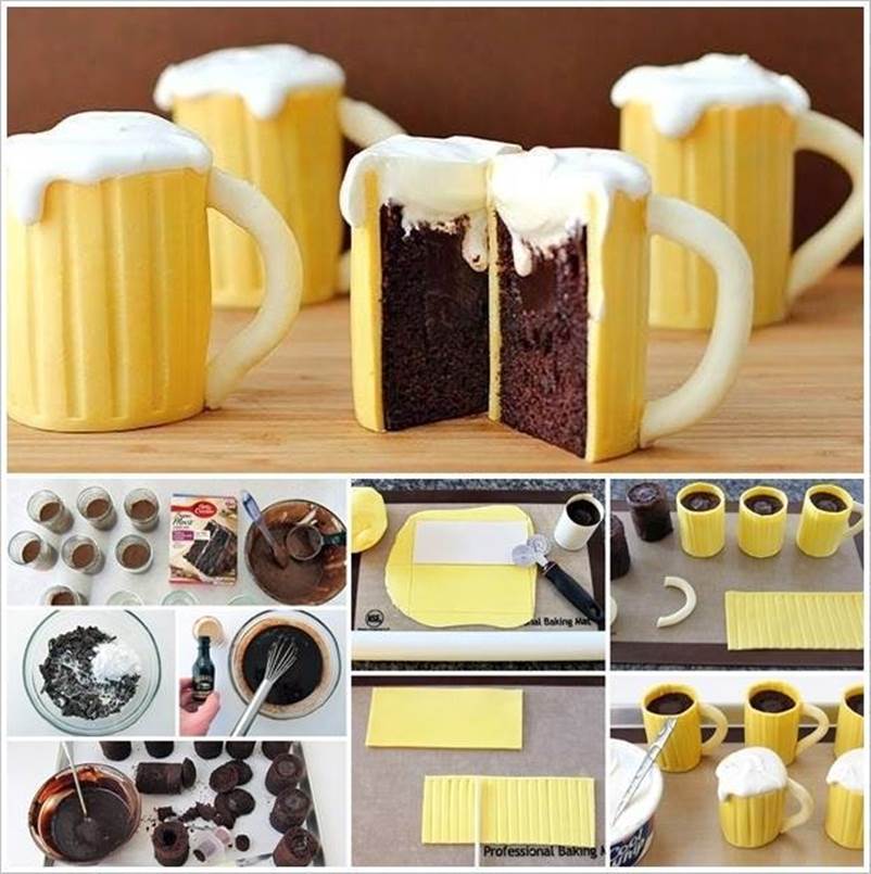 How to DIY Beer Mug Cupcakes thumb