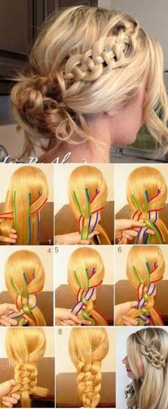 How To Diy Celtic Braid Hairstyle