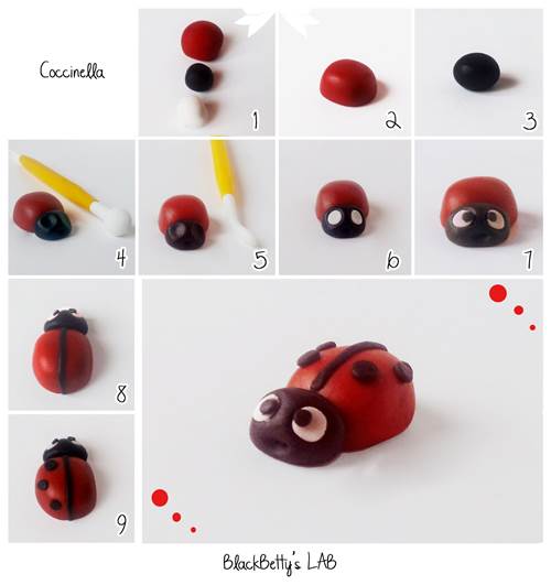 How to DIY Cute Fondant Ladybug