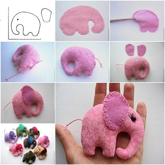 How to DIY Cute Pocket Elephant