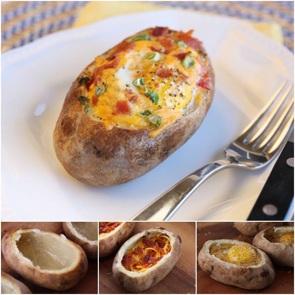 How to DIY Delicious Egg-Stuffed Baked Potatoes